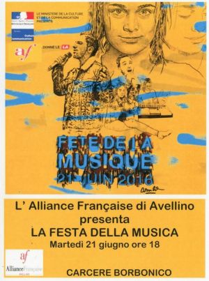 Locandina Festa della Musica 2016 Avellino