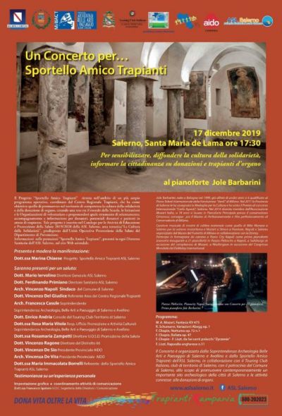 sportello amico trapianti 2019