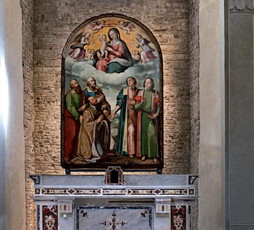 San Pietro a Corte - Dipinto altare maggiore