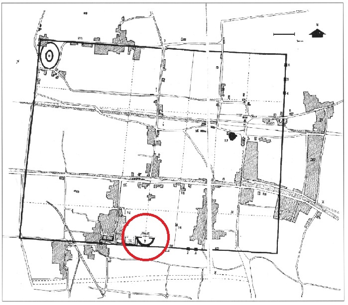 Pianta dell'antica citt&agrave; di Nocera
